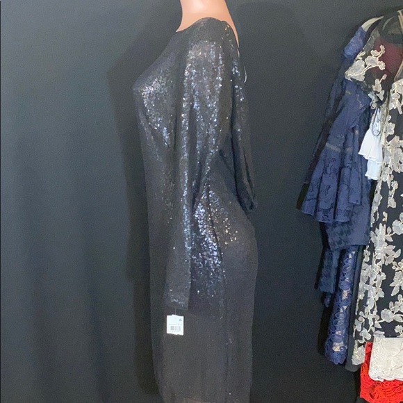 NWT TADASHI SHOJI Sequin Evening Cocktail Dress - Picture 7 of 11